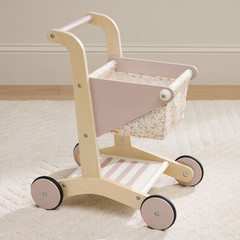 Best Seller Pottery Barn Wooden Shopping Cart Winter Filagree