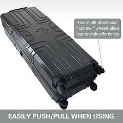 Trade Show Hardcase Wheeled Shipping Box Interior Dimensions: 43″ x 15″ x11″