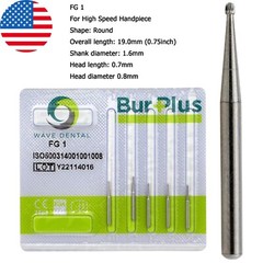Wave Dental Carbide Burs Round For High Speed Handpiece FG 1/4 1/2 2 4 6 8 Prima