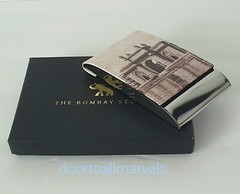 The Bombay Store Business Card Holder Taj Mahal Gateway of India Never Used