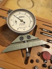 Vintage SPI Dial Bore Gauge Set 6” Range 0.001” India Made Wooden Case Machinist