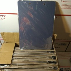 30 Pack Whiteboard Clipboards, Dry Erase Front Surface with Low Profile Clip