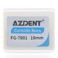AZDENT 10 Pcs Dental Carbide Trimming & Finishing Burs FG/7406/7408/7901/7902