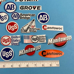 Big Sticker Lot USS United States Steel AB American Bridge Ironworker Carpenter
