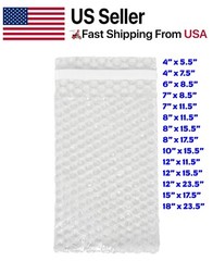 Bubble Out Bags Protective Wrap Pouches 4×5.5 4×7.5 6×8.5 8×11.5 10×15.5 12×15.5