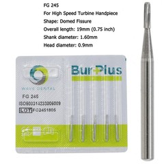Wave Dental Carbide Burs Round Bur FG 330 1/4 2 6 8 557 High Speed Friction Grip