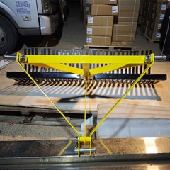 Heavy Duty 60″ Landscape Rake for Category 1 Compact Tractors 3-Point Hitch