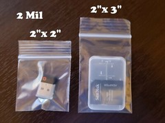 Clear Small Zip Seal Top Lock 2″x 2″ 2″x 3″ Plastic Bags 2Mil Jewelry Baggies