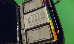 Fansquare Business Agenda Business Planner Organizer Purse-Like many Sections