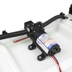 Everflo EF1000 12V Diaphragm Sprayer Pump – 1.0GPM, 40 PSI Max, 3/8″ HB Ports