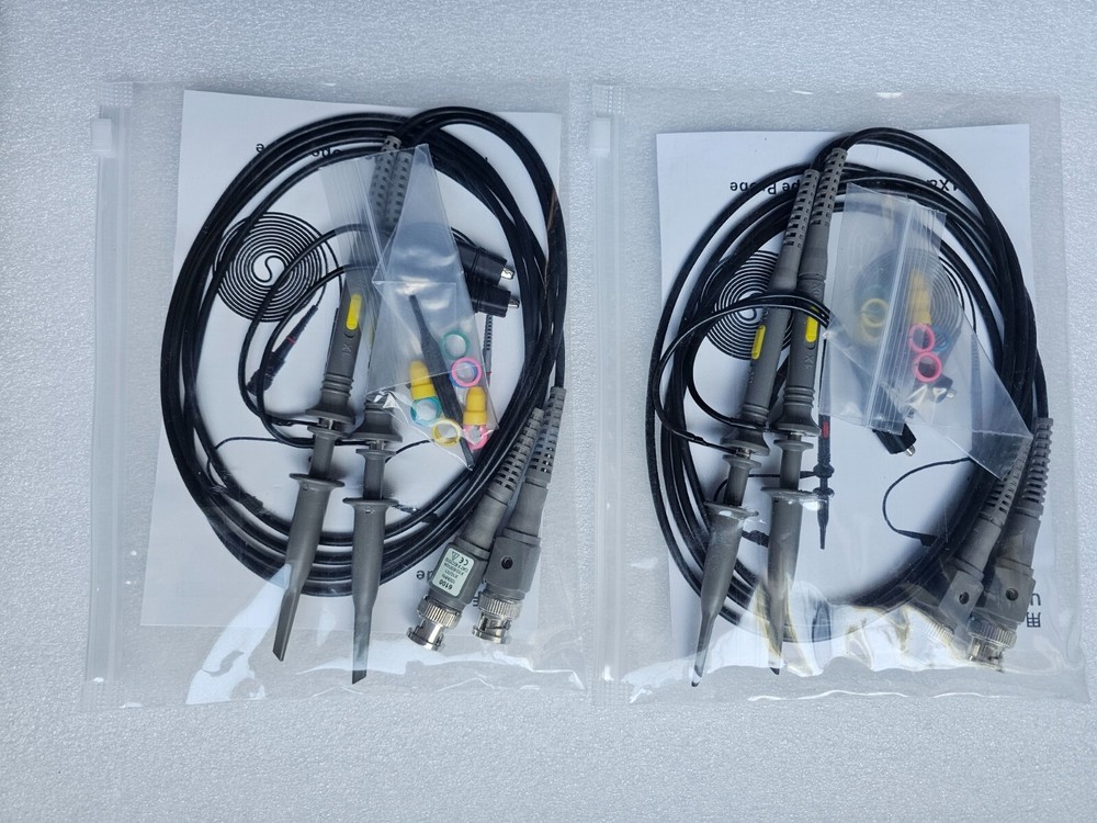 4 Four New 100MHZ Oscilloscope clip probes for HP Tektronix Hitachi, US seller