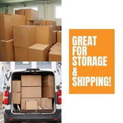 Corrugated Cardboard Shipping Moving Packing Boxes 14-48″ Many Sizes Available