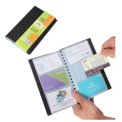120Cards Business Name ID Credit Card Holder Book Case Keeper Organizer FreeShip