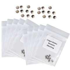 1bag AZDENT Botones linguales adhesivos de ortodoncia dental Base redonda