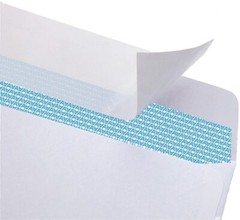#6 3/4 Windowless Security Envelopes – Self-Seal – White (34300)