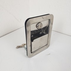 Buyers Products L3885 Stainless Steel Flush Mount Paddle Latch with Keys