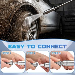 XUZOG Turbo Nozzle Pressure Washer, 3600 PSI Stainless Steel 0.25 inches