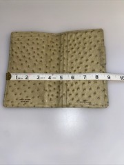 VTG Pigskin leather Pocket Day Planner Wallet/Checkbook senior Sz made canada