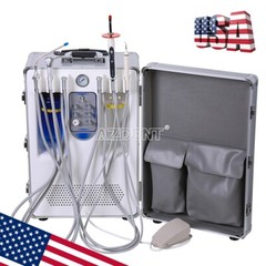 Dental Portable Delivery Unit Air Compressor Suction Strong /Weak suction 4Hole