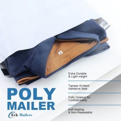 Poly Mailers Shipping Envelopes Self Sealing Plastic Mailing Bags 2.5 MIL