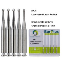 WAVE Dental Round Burs Carbide Latch Burs RA 1 2 3 4 5 6 7 8 LA Slow Speed PRIMA