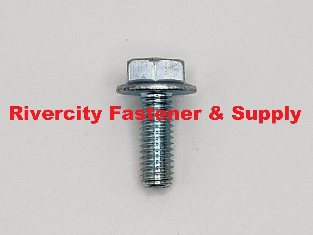M6-1.0×16 Flange Bolts 6mm x 1.0 x 16mm Grade 10.9 Steel Screws M6x1.0 x 16