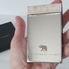 The Bombay Store Business Card Holder Taj Mahal Gateway of India Never Used