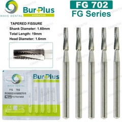Dental Diamond Burs WAVE Tungsten Steel Carbide Burs FG for High Speed Handpiece