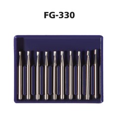 10-50PCS Dental Carbide Burs Tungsten Steel Bur FG # 330 Pear for High Speed DL