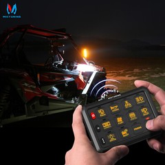 MICTUNING Wireless On/Off Switch Panel Toggle Circuit Relay Control System Box