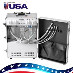Dental Portable Delivery Unit Air Compressor Suction Strong /Weak suction 4Hole