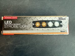Buyers Products 8892242 Ultra Thin 4.5″ Amber/Clear LED Strobe Light NEW