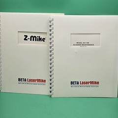 BETA LaserMike User Manual Book LOT Operators Z-MIKE & Model 501-195 Maintenance