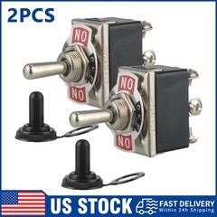 2x Heavy Duty 20A/250V Toggle Switch Control 2 Pole Double Throw 6 Term ON/OFF