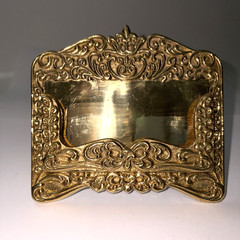 Ornate Heavy Duty Brass Business Card Holder ~ Made In India For Liards ~ NEW