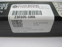 .7031″-.9375″ Indexable Spade Drill, 1″ Shank, Coolant, Allied AMEC 23010S-100L