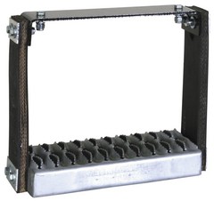 Buyers Products 5231112 Flexible Rubber Step with Galvanized Steel Diamond De…