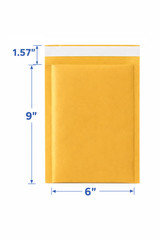 Any size Kraft Bubble Mailers Padded Envelope Shipping Bags Self-Seal #0 #000 #2