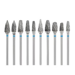 Dental Lab Polishing Bur Drills Tungsten Steel Carbide Burs Burrs 2.35MM