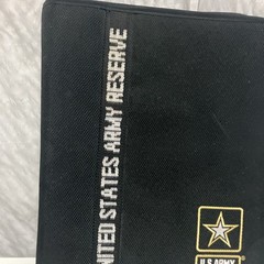 United States Army Reserve Black Portfolio Folder Binder 13” X 11”