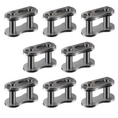 8pcs #40 Chain Master Links Heavy Duty Steel Alloy Roller Connector Link