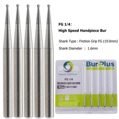 Wave Dental Carbide Bur FG Diamond Burs Football Pear Round End Taper High Speed
