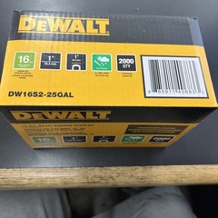DEWALT 1 in. x 1 in. x 16-Gauge Galvanized Wide Crown Staple (2000 Pack)