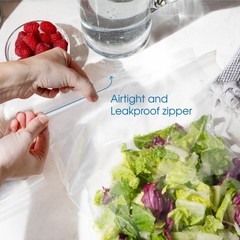 – 13″ X 18″ (100 Count) 2 Mil Clear Reclosable Zip Plastic Poly Bags with Res…
