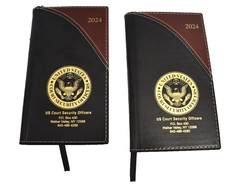 Lot of 2 United States Court Security Officers 2024 Calendar Notebooks Record