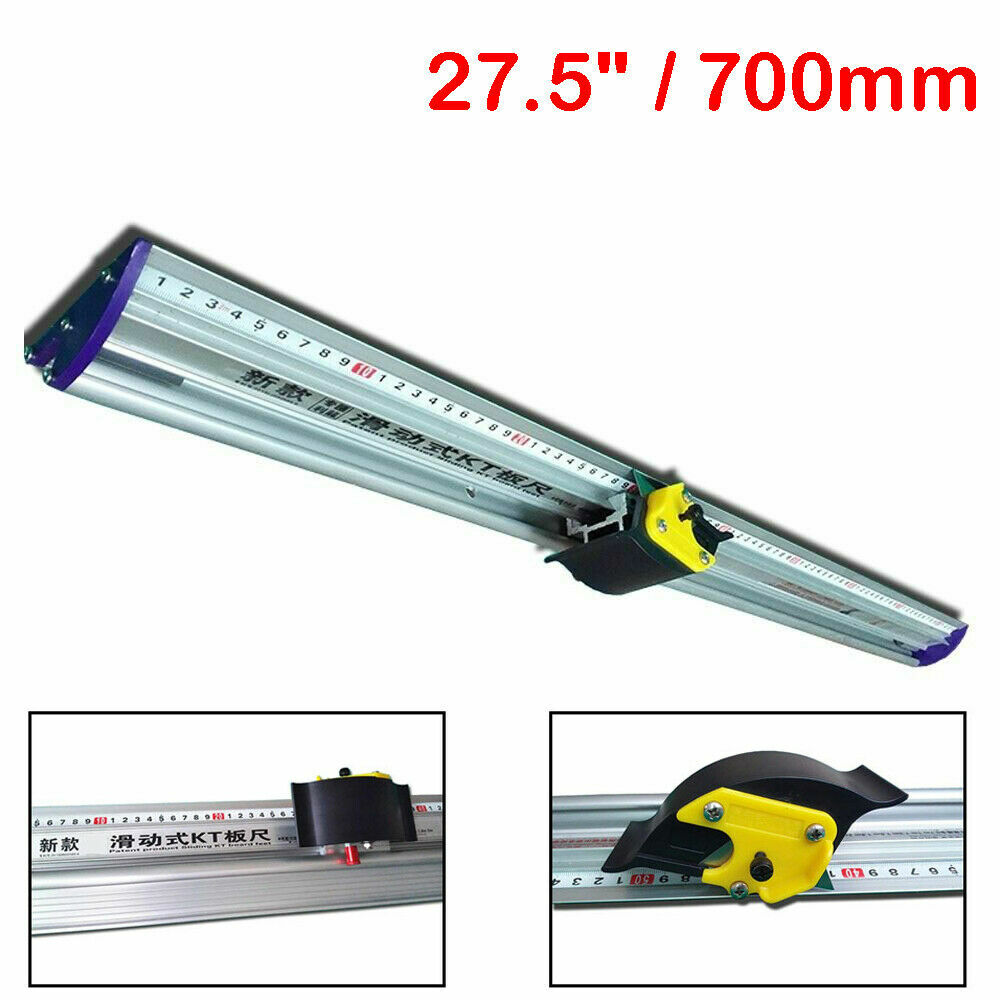 27.5″ 700mm Manual Sliding KT Board Paper Trimmer Photo PVC PET Cutting Ruler