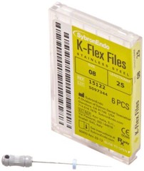 Kerr Sybron Endo Dental 25mm Stainless Steel K-FLEX file 6-file per box all size