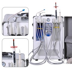 Mobile Dental Delivery Unit +Curing Light/ Dental Folding Chair Air Turbine Unit