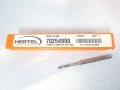 (MR34-0598.406) 1.52mm x 10.00mm x 50.00mm OAL Solid Carbide Chucking Reamer