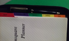 Fansquare Business Agenda Business Planner Organizer Purse-Like many Sections